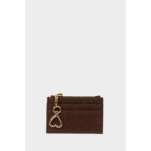Woman Faux Leather Business Card Wallet