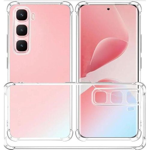 Transparent shockproof case compatible with Infinix Hot 60 - Hot 60i