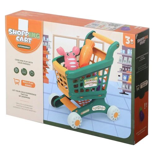 Supermarket Shopping Cart with Accessories - 7822