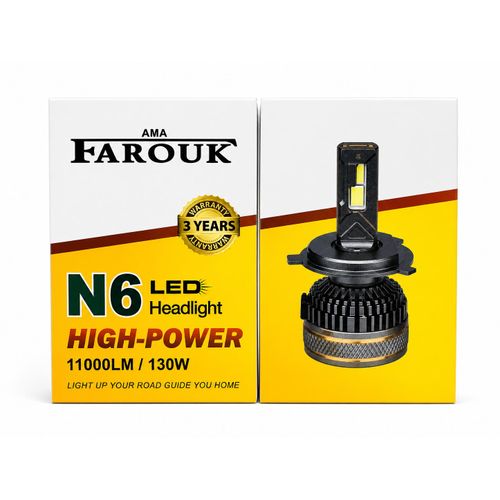 H7 LED Headlights, LED Headlight Kit, White, 2-Pack, 130W, 11000 lm