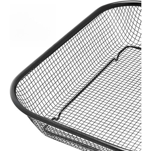 Frying Strainer - High-quality rectangular metal mesh for food preparation, sleek design, easy to clean, suitable for multiple tasks