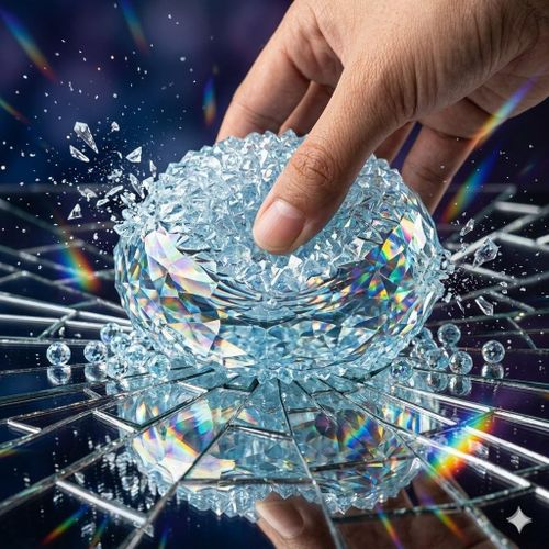Ice Blue Crystal Squish Stretch Ball Sensory Fidget Toy – Soft, Elastic, and Texturized Stress-Relieving Ball for Kids and Adults