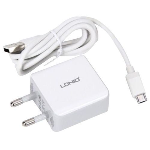 Dl-Ac200 Dual Port Usb Charger - White