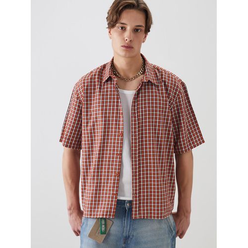 Relaxed Fit Short Sleeve Men's Shirt