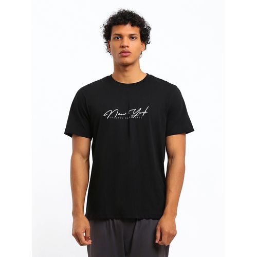 Crew Neck Printed Mens T-Shirt