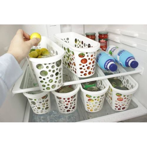 درج منظم و رف تخزين ثلاجة ,ورخامة المطبخ 4 قطع