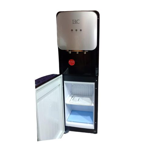 Water Dispenser, 3 Taps, Cold & Hot, Refrigerated, Black & Silver