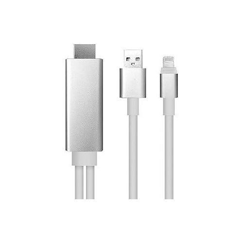 2M Lightning USB Cable HD1080P Adapter to HDMI/HDTV Lightning Digital AV Cable for iPhone,iPad,iPod