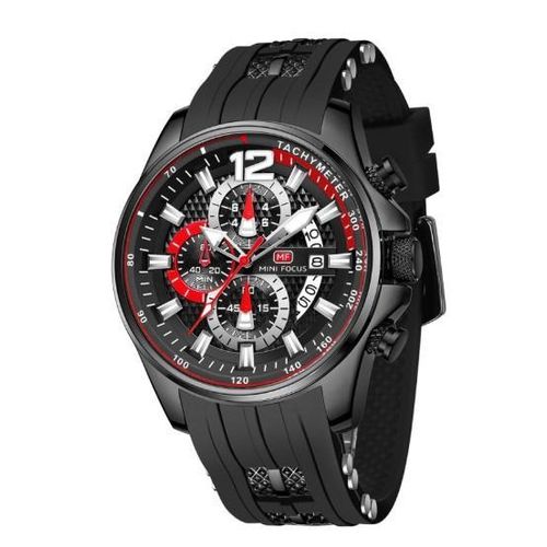 MF0350G - Men’s Watch with Black Silicone Strap