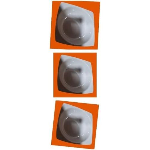 porcelain oven bowl 14 cm set of 3 pieces white