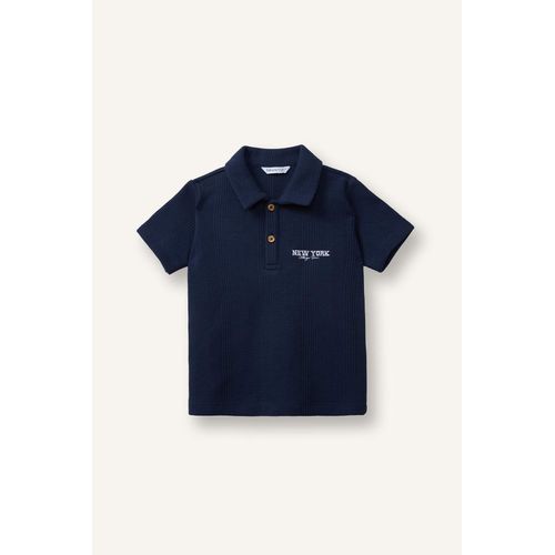 Regular Fit Embroidered Short Sleeve Polo T-Shirt