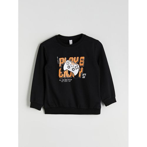 Crew Neck Printed Boy's Sweatshirt