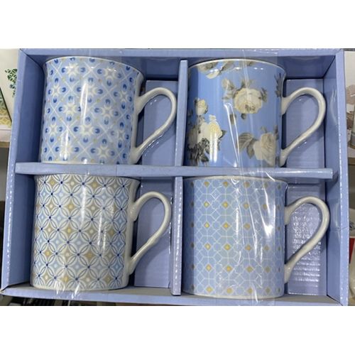 Happy Cup Mug For Tea And Coffee Style-4pcs