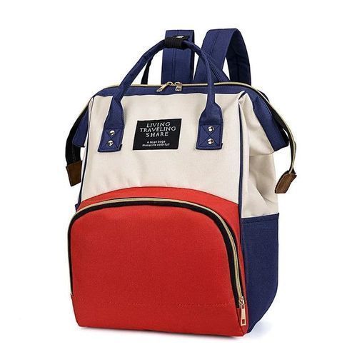 The Sweetest Mommy Baby Wide Bag, Mix Red, White, And Navy