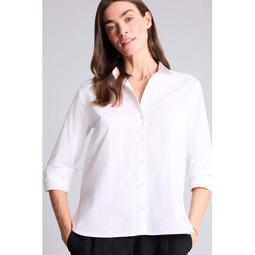 Oversize Fit Shirt Collar Poplin Long Sleeve Shirt