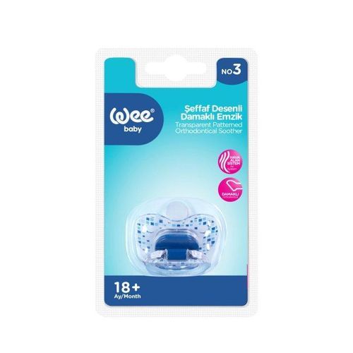 Patterned Body Orthodontic Soother No1 (+18M)