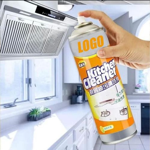 Powerful Foam Degreaser Spray 500ml – Heavy Duty Kitchen Grease Remover with Lemon Scent, Multi-Surface Cleaner for Oven, Stove, Pots, Tiles & More – Fast Acting & Safe Formula (one packs)