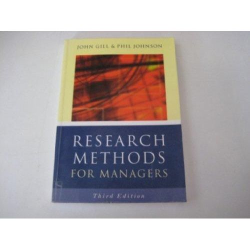 Research Methods for Managers ,Ed. :3