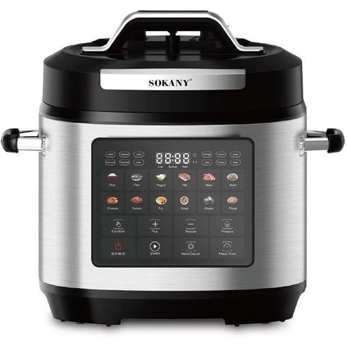 SK-07092 1300W Digital Pressure Cooker, 9 Liter Capacity