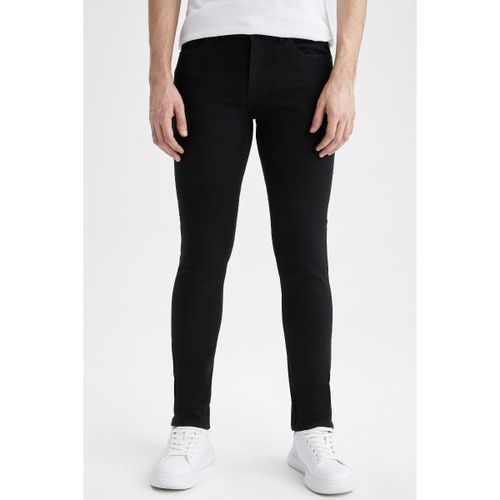 Man Carlo - Skinny Fit Denim Trousers - Black