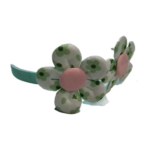 Flower Hair Headband - Green