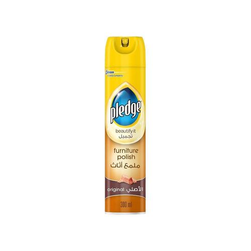 Pledge Furniture Polishing & Cleaning Spray, Original, 300ml