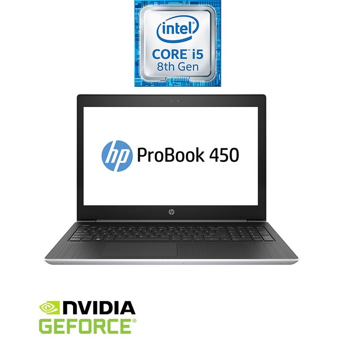 ProBook 450 G5 Laptop - Intel Core i5 - 8GB RAM - 1TB HDD - 15.6-inch FHD - 2GB GPU - DOS - Silver