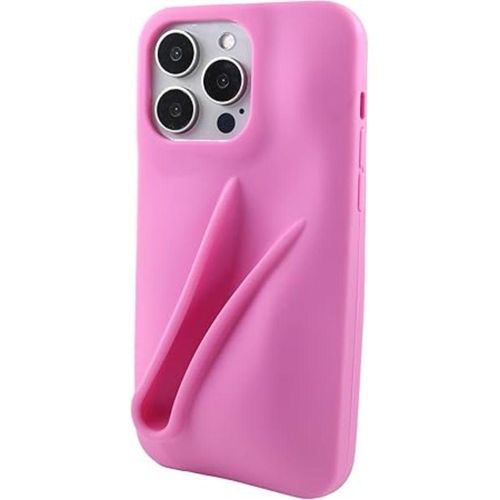 Soft-touch silicone mobile phone case for iPhone 15 Pro Max/14 Pro Max, simple matte design, shockproof and fingerprint-resistant cover.