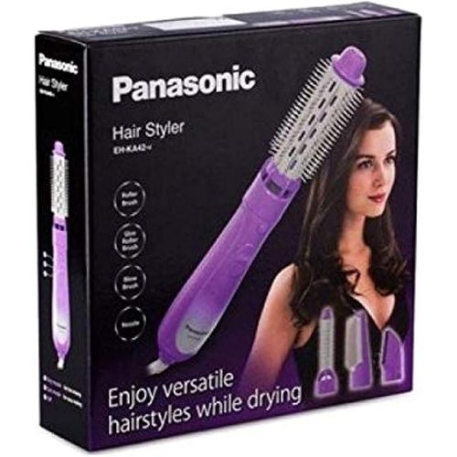 EH-KA42 Hair Styler 4 in 1 - Purple - International Warranty