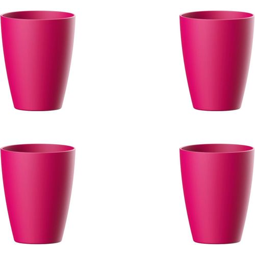 Lifestyle Small Cup 300 ml - Pack of 4 - BPA Free, Microwave Safe, Dishwasher Safe, Food Safe - Fuchsia