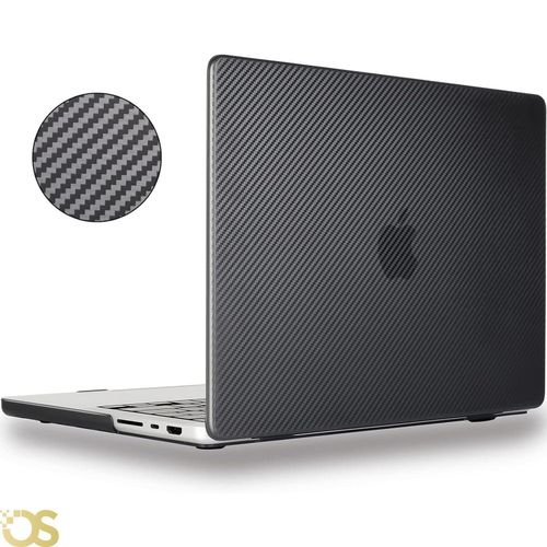 Hard Shell Case for MacBook Air 13.3 -inch Compatible with MacBook Air 13.3-inch A1932 / A2179 / A2337 (Carbon fiber textured twill weave pattern hardshell case BLACK)