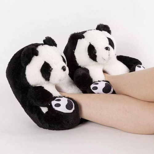 Home Fur Warm Foot Flip Flop For Women