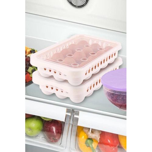 فاصل بيض بلاستيكي عالي الجودة متانة فائقة يحافظ على الطزاجة للاستخدامات اليومية في المطبخ والتخزين يضمن حفظ وتنظيم البيض بشكل مثالي