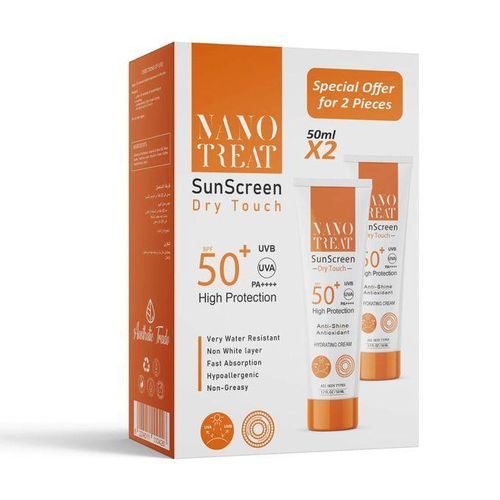 Sunscreen Dry Touch Spf 50+ Hydrating Gel Cream 50 Ml (1+1)