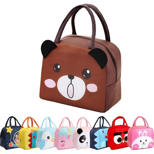 Office Lunch Companion - Insulated lunch bag with airtight, leak-proof zipper, keeps food hot or cold up to 12 hours, perfect for work, school, picnics, travel, and beach outings. (Figure 1)