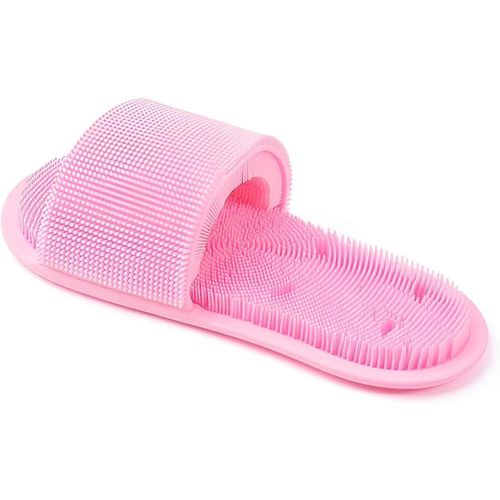 Silicone foot scrubber for massaging and exfoliating dead skin, multi-colored