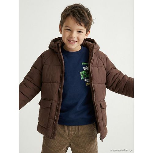 Hooded Boy's Puffer Coat