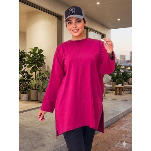 fuchsia t-shirt cotton