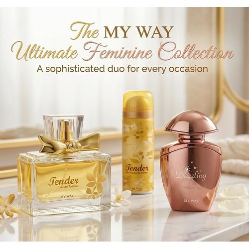 Ultimate Women's Fragrance Bundle: Tender Gift Set (EDT + Body Spray) + Dazzling Eau de Parfum (30ml)