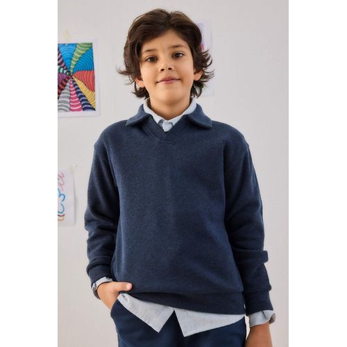Boy Apache Collar Sweatshirt