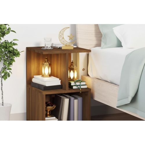 Nightstand MDF 55x35x33 cm - Brown