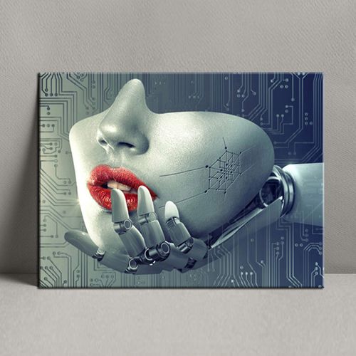 Modern Tableau - 40 X 30 Cm - لوحة فنية مودرن- انسان اّلى