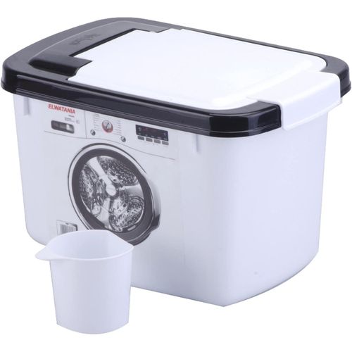 Large Washing Powder Box White And Black