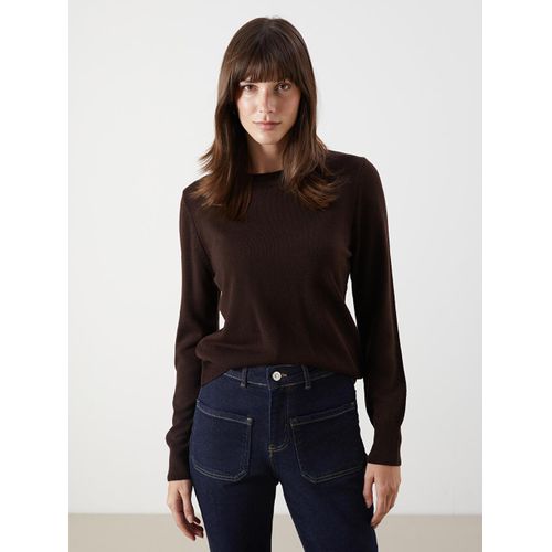 Crew Neck Women's Knitwear Sweater