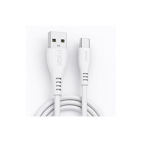 PZXKX 3265 USB TO Type-C Cable Fast Charging and Data Sync Cable for Android Devices 1M - White