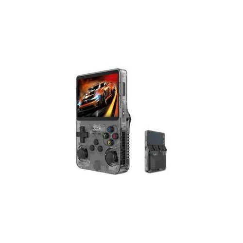 Retro Handheld Game Console R36S – 20,000+ Built-in Games with 3.5 IPS Screen & Long Battery Life Portable Gaming Device with 64GB Storage, Powerful Performance & Classic Entertainment Anywhere - Black