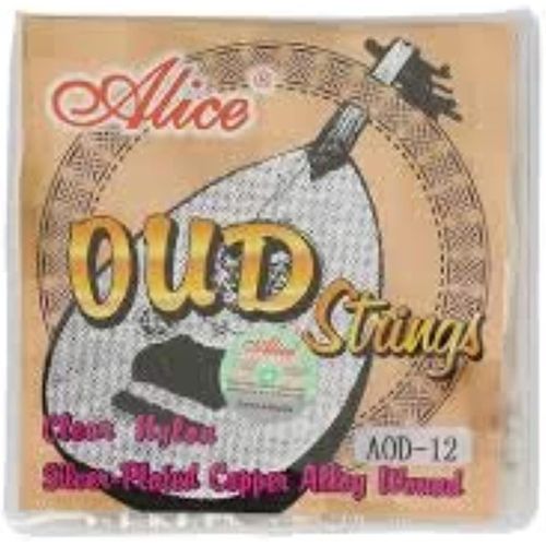Musiclily Nylon and Silver-Plated Wound 12 String Oud Strings Set
