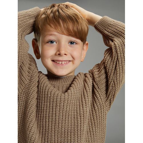 Crew Neck Knit Boys Sweater