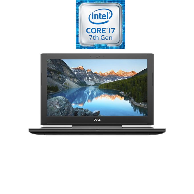 Inspiron 15-7577 لاب توب ألعاب - انتل كور i7 - رام 16 جيجا بايت - هارد HDD 1 تيرا بايت + SSD 128 جيجا بايت - شاشة FHD 15.6 بوصة -رسومات 4 جيجا بايت - DOS - أسود