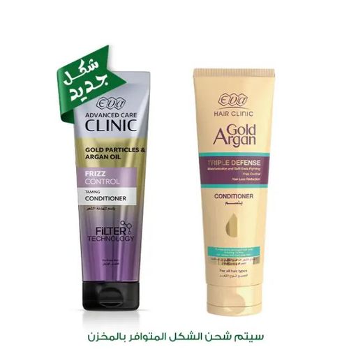 Eva Hair Clinic Gold Argan Conditioner With Gold And Argan Oil 230 Ml